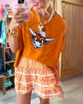 Western Cow Sequined T-Shirt