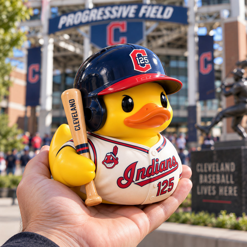 Go Tribe Go! Chief Wahoo 125th Anniversary Commemorative Duck