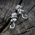 Dashingsoul Vintage Funny Kitten Earrings