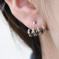 Dashingsoul Halloween Retro Punk Skeleton Hand Bone Earrings