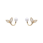 Dashingsoul Fishtail Pearl Earrings