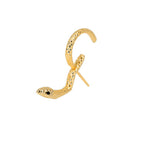 Dashingsoul Dark Retro Design Snake Earrings