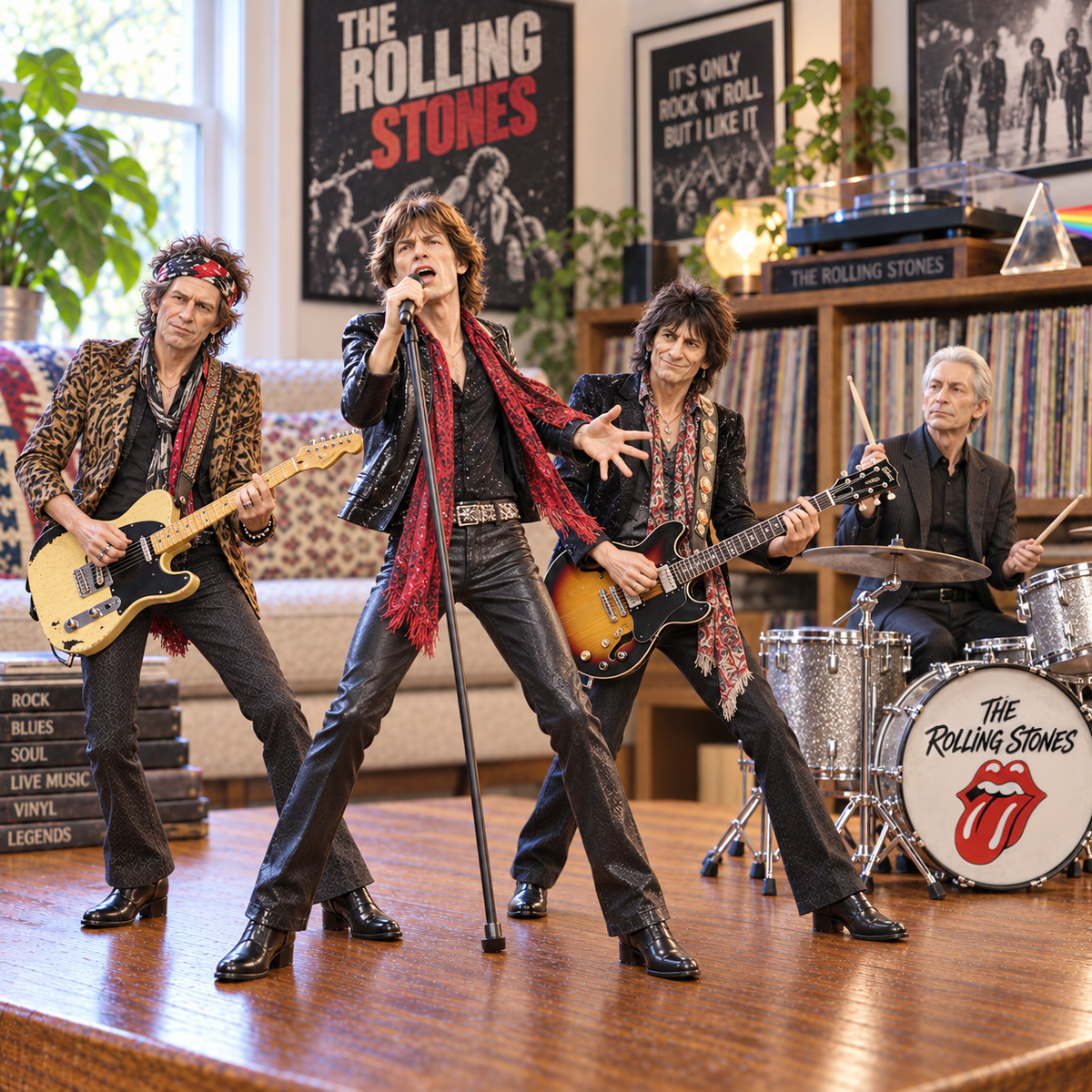 The Rolling Stones Legends Collection Figure Set