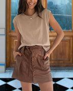 Folding Cuffs Tee