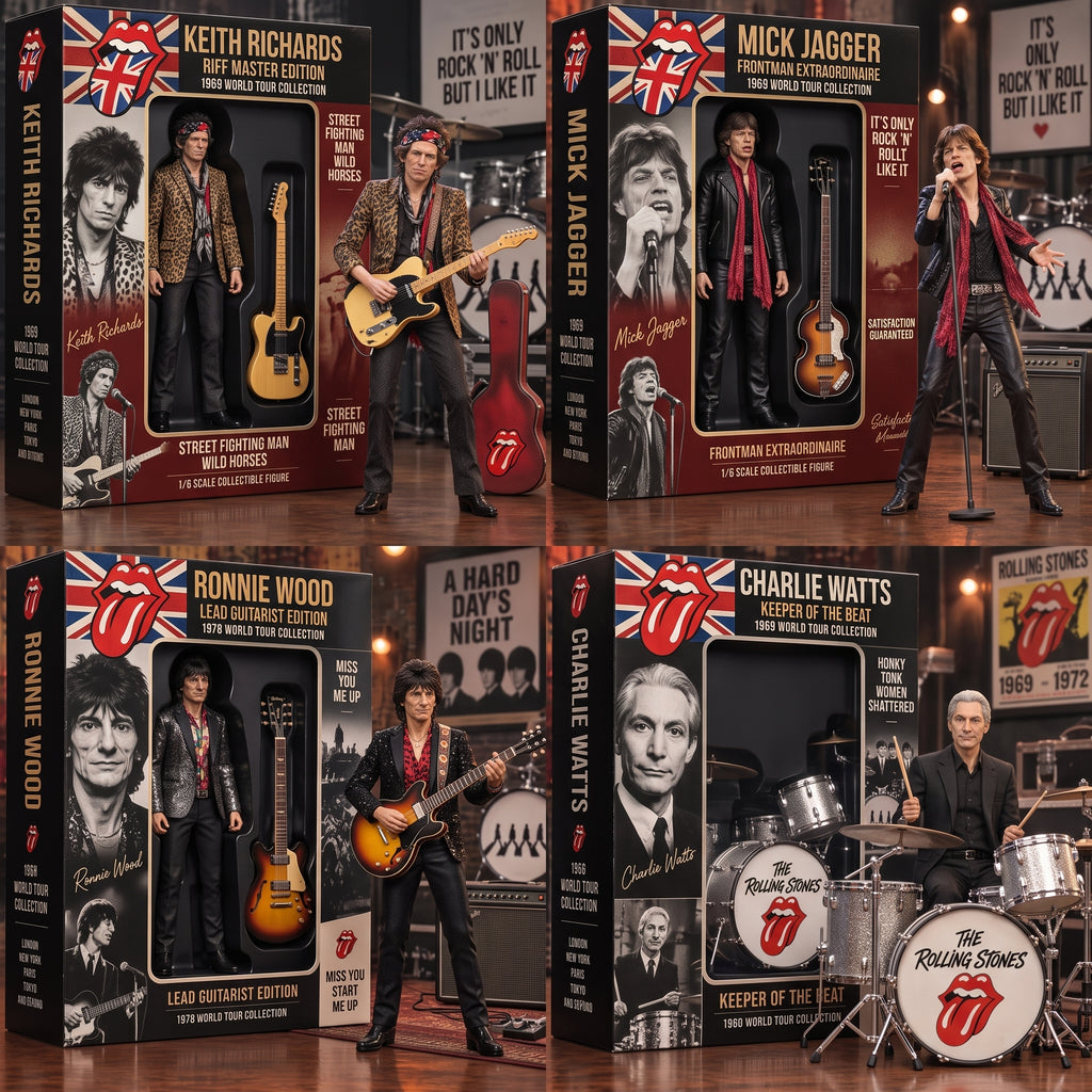 The Rolling Stones Legends Collection Figure Set