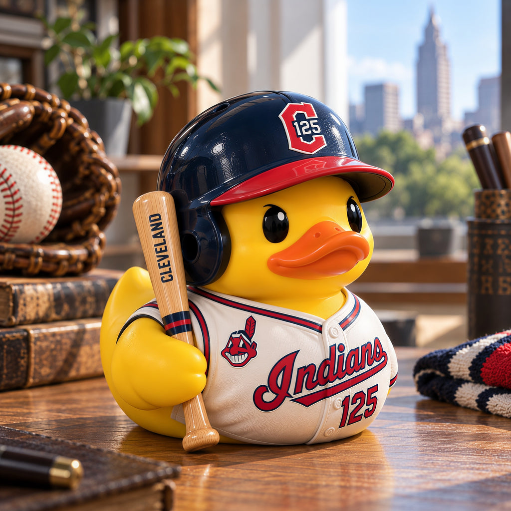 Go Tribe Go! Chief Wahoo 125th Anniversary Commemorative Duck