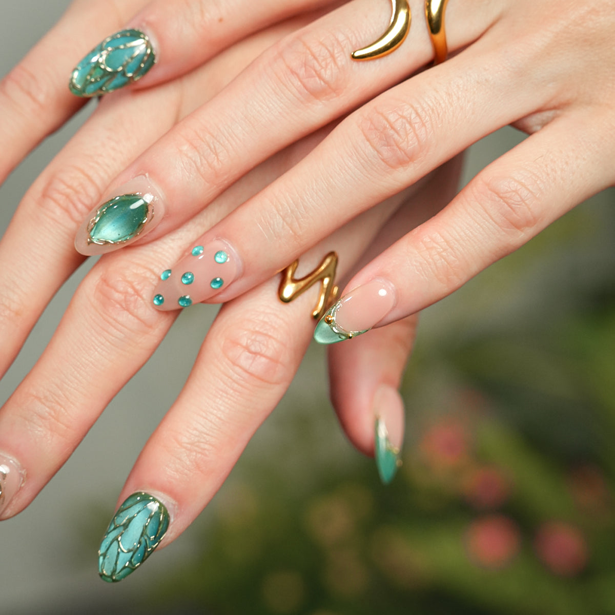 Gilded Aqua