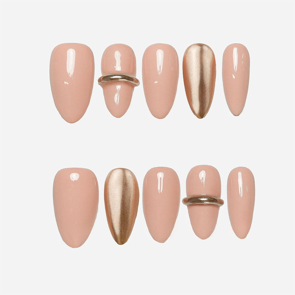 Golden Elegance Nude