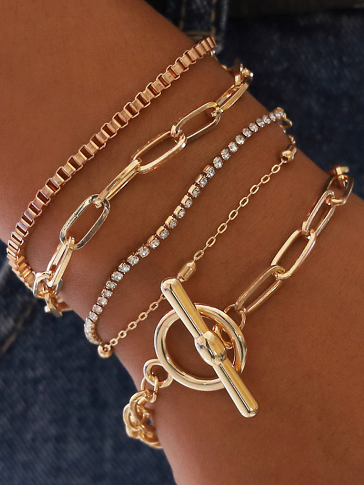 Dashingsoul Fashion Simple Multi-Layer Bracelet Set