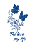 Love of My Life Butterfly &amp; Wildflower Semi-Permanent Tattoo