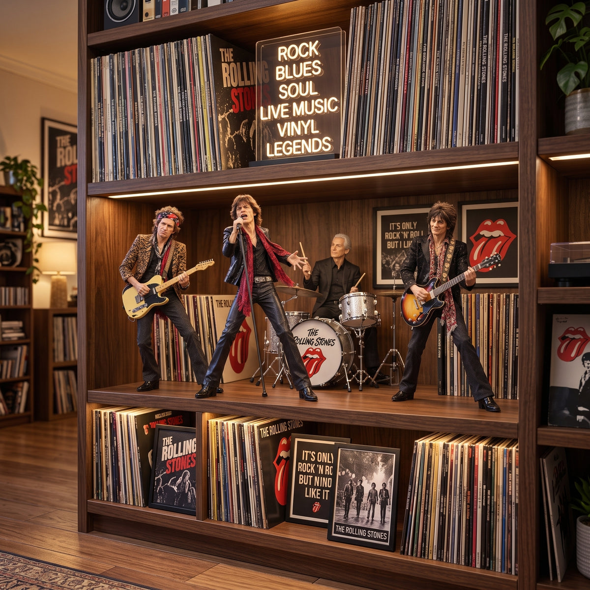 The Rolling Stones Legends Collection Figure Set