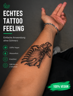 Silent Justice Semi-Permanent Tattoo